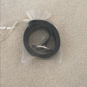 Brandy melville silver circle belt